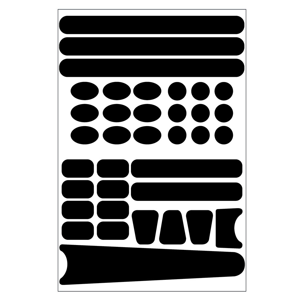 thumbnail image 2 of Bike Frame Protection Stickers - 4-Size PVC Vinyl Wrap Kit For Scratch Prevention 2 of 11