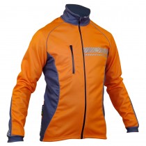 Impsport Polar Winter Cycling Jacket (Flo Orange/Grey) Front